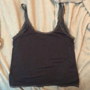 Gray Soft & Sexy AEO tank top